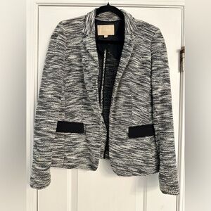 Banana Republic Black and Gray Women's Blazer